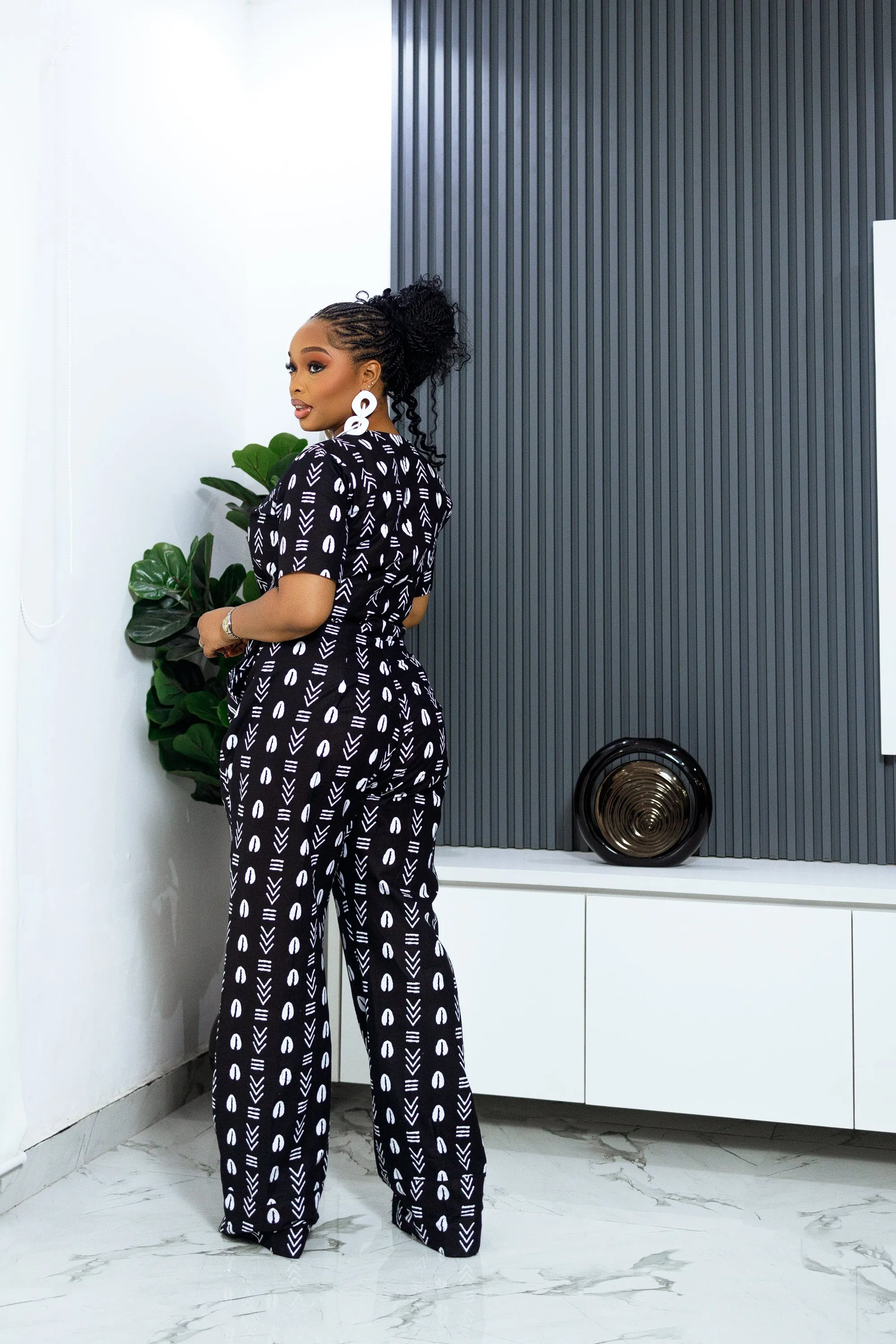 ABIDEMI AFRICAN PRINT JUMPSUIT