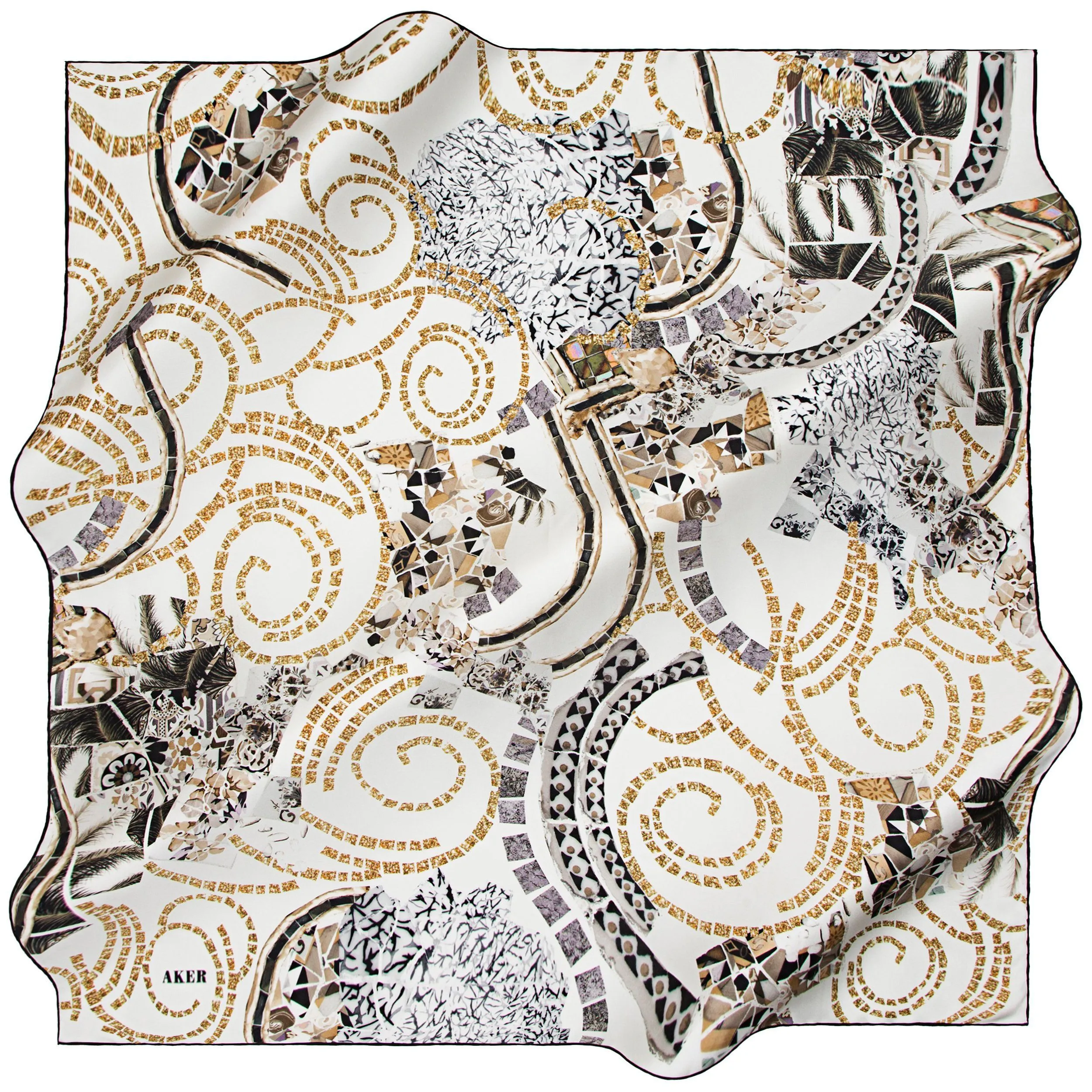 Aker Athens Magic Silk Scarf No. 12