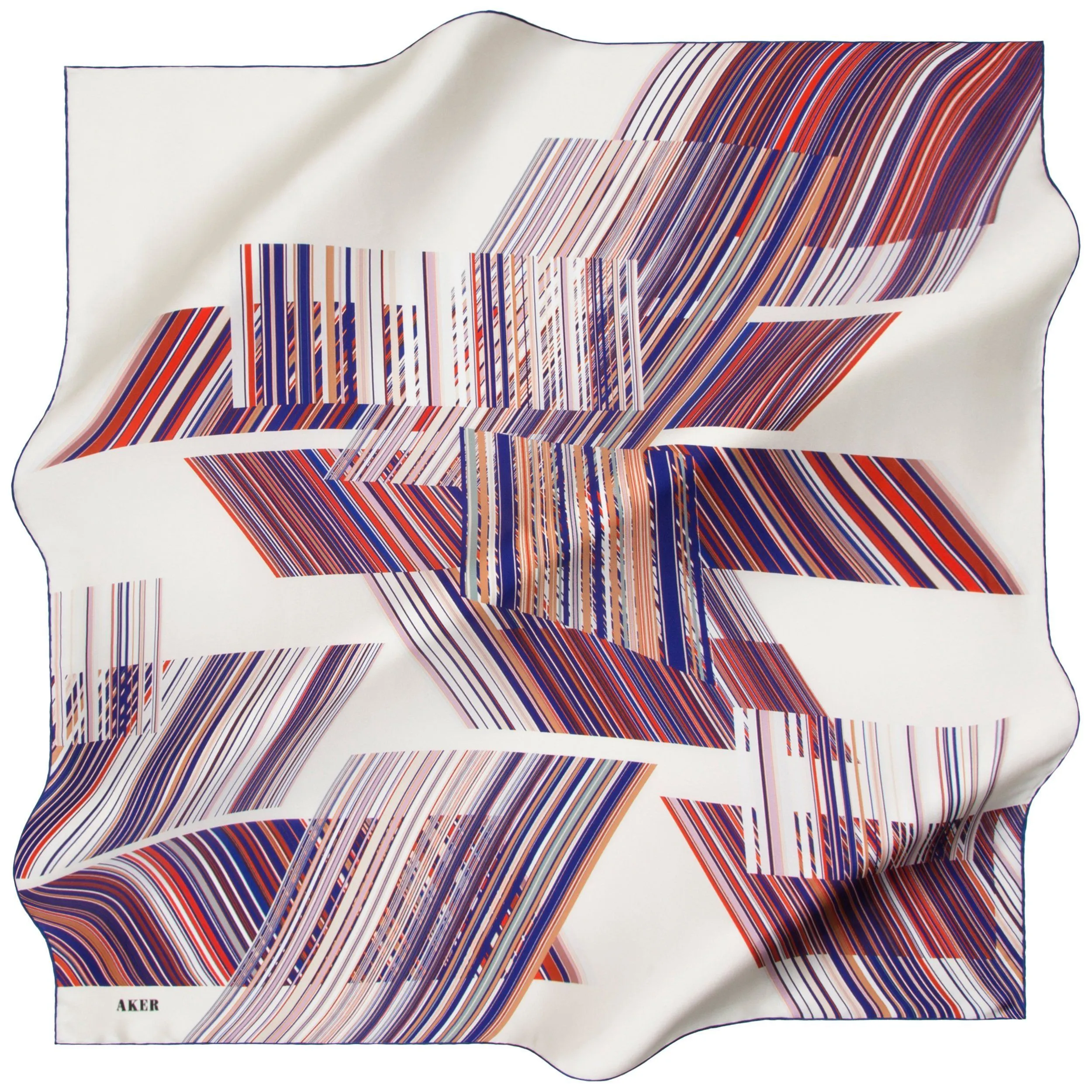 Aker Fashion and Style Silk Scarf No. 22