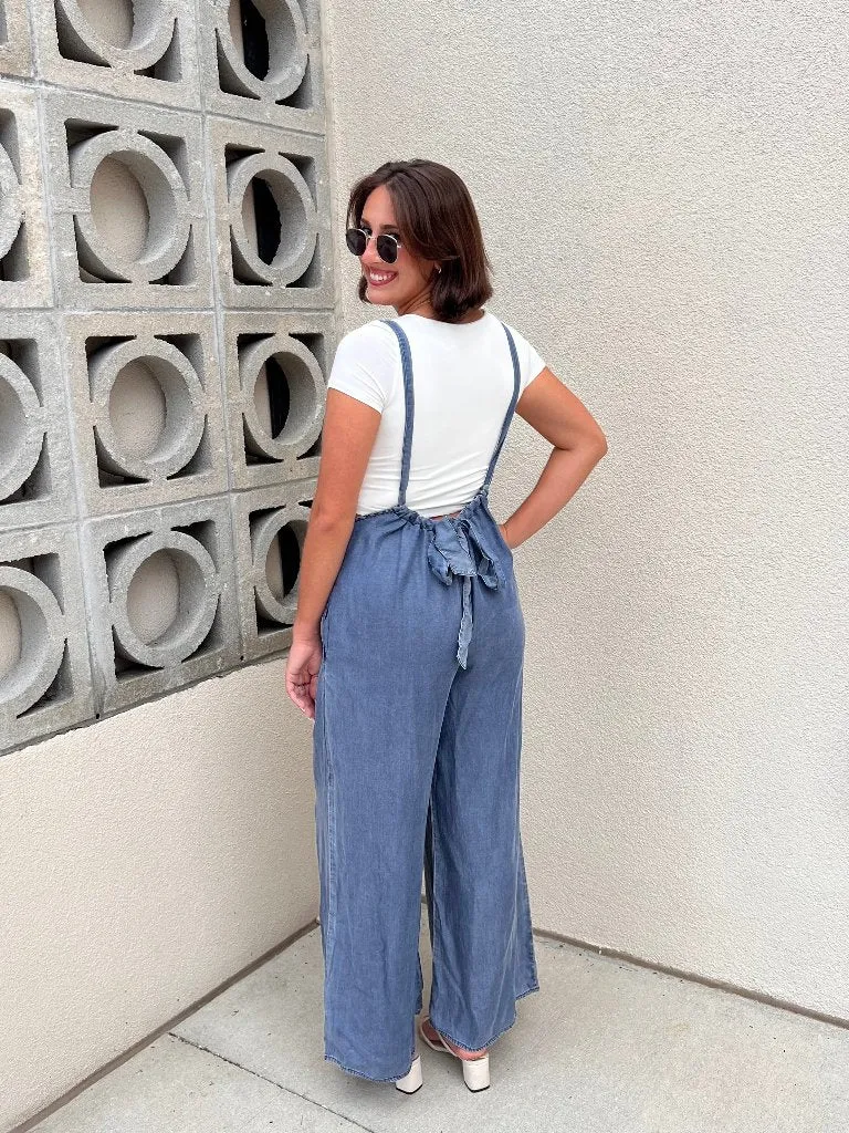 ALEXIS JUMPSUIT IN DENIM