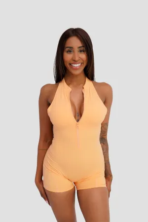 ALLURE JUMPSUIT - ORANGE SHERBET