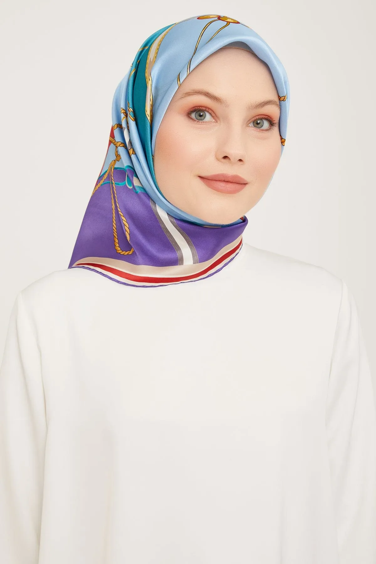 Armine Rahsia Women Silk Scarf #57