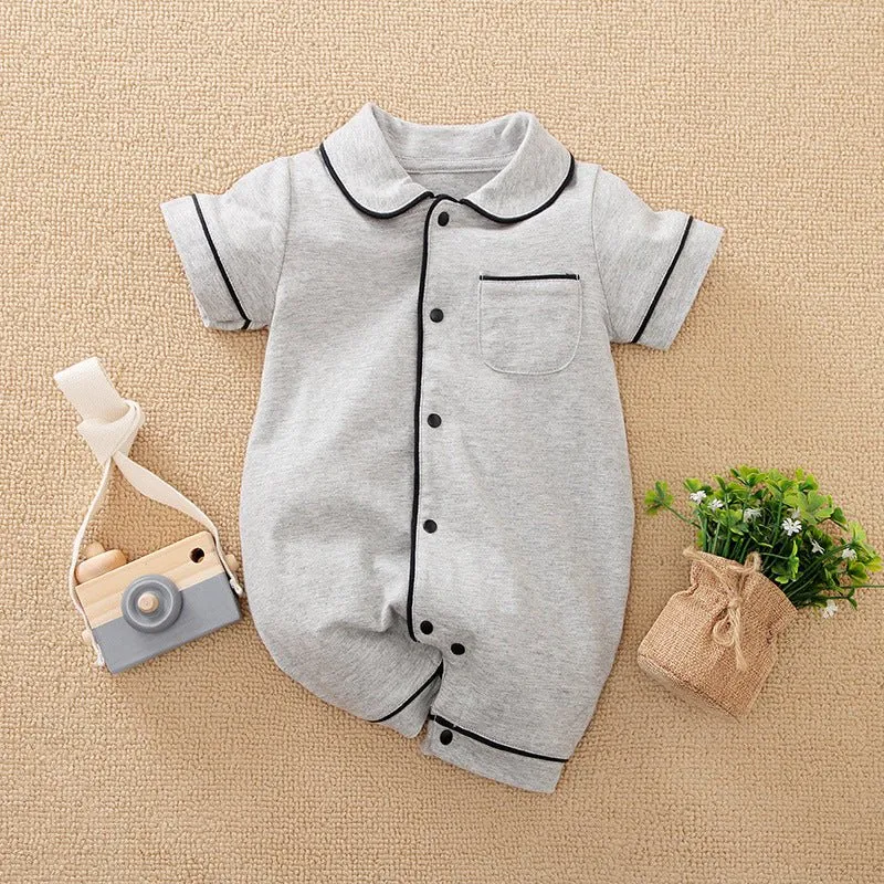 Baby's Premium 100% Cotton Casual Jumpsuit (3 colors)