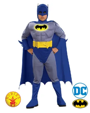 BATMAN DELUXE MUSCLE CHEST COSTUME, CHILD