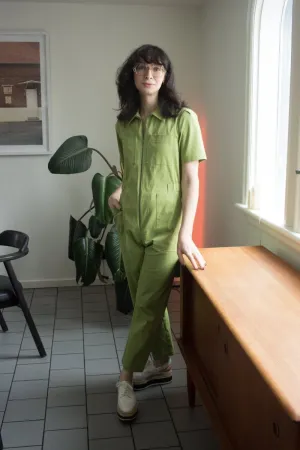 Birds of North America Nonpareil Jumpsuit - Avocado (Online Exclusive)