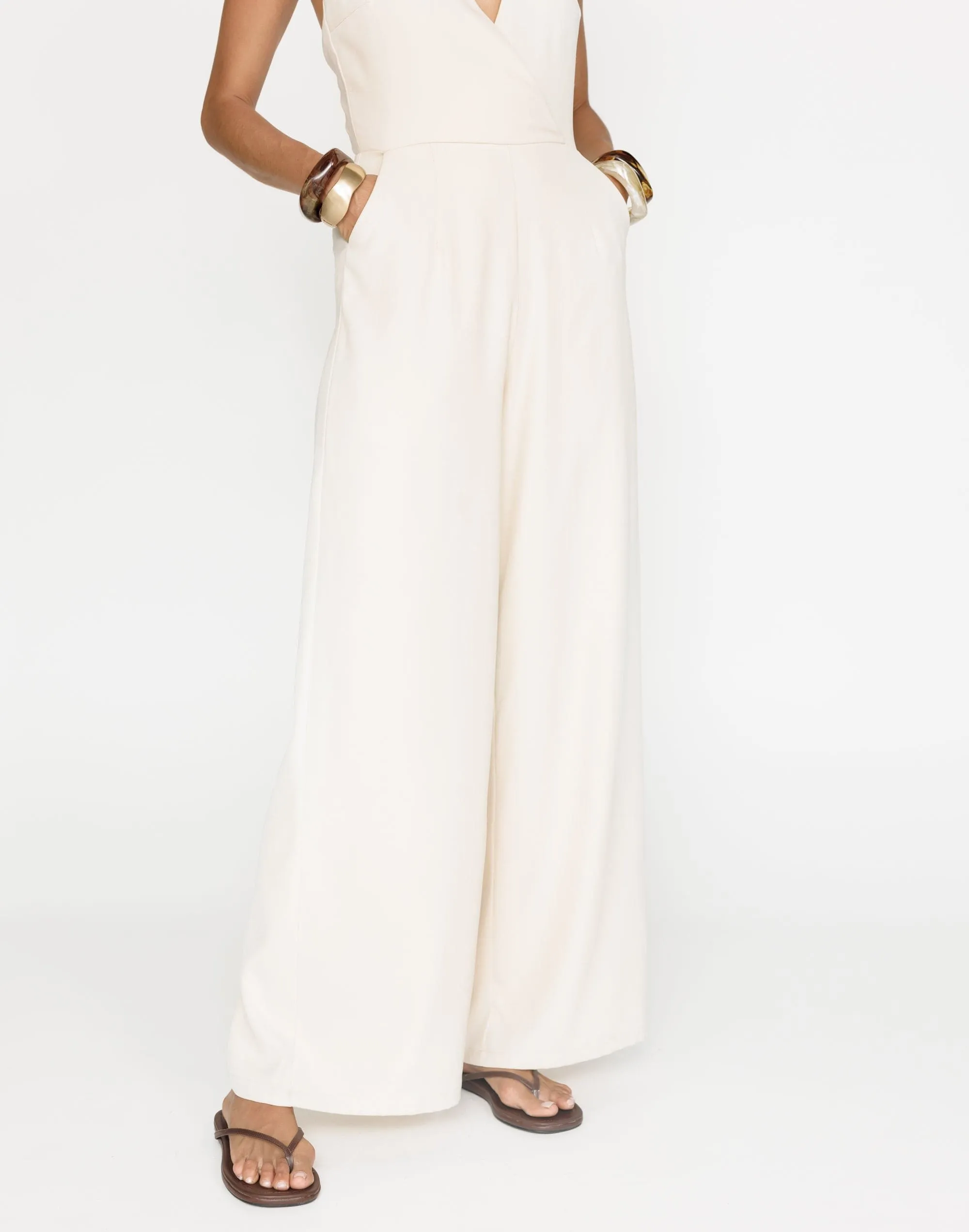 Britt Jumpsuit (Oat)