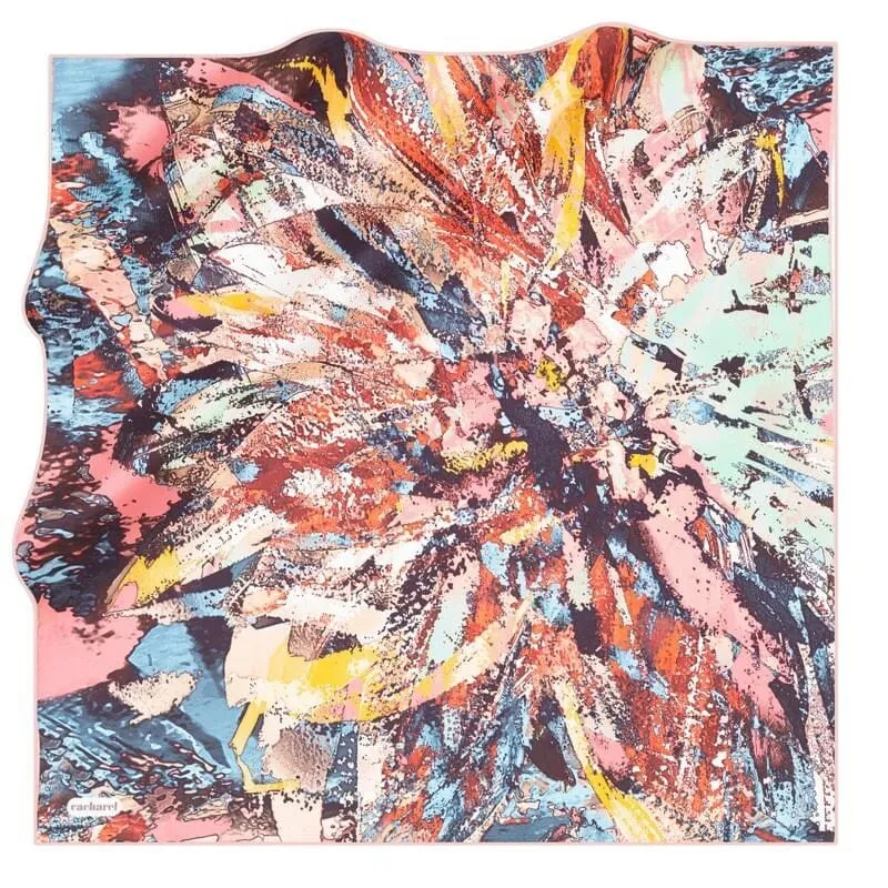 Cacharel Floral Explosion Silk Scarf No. 91