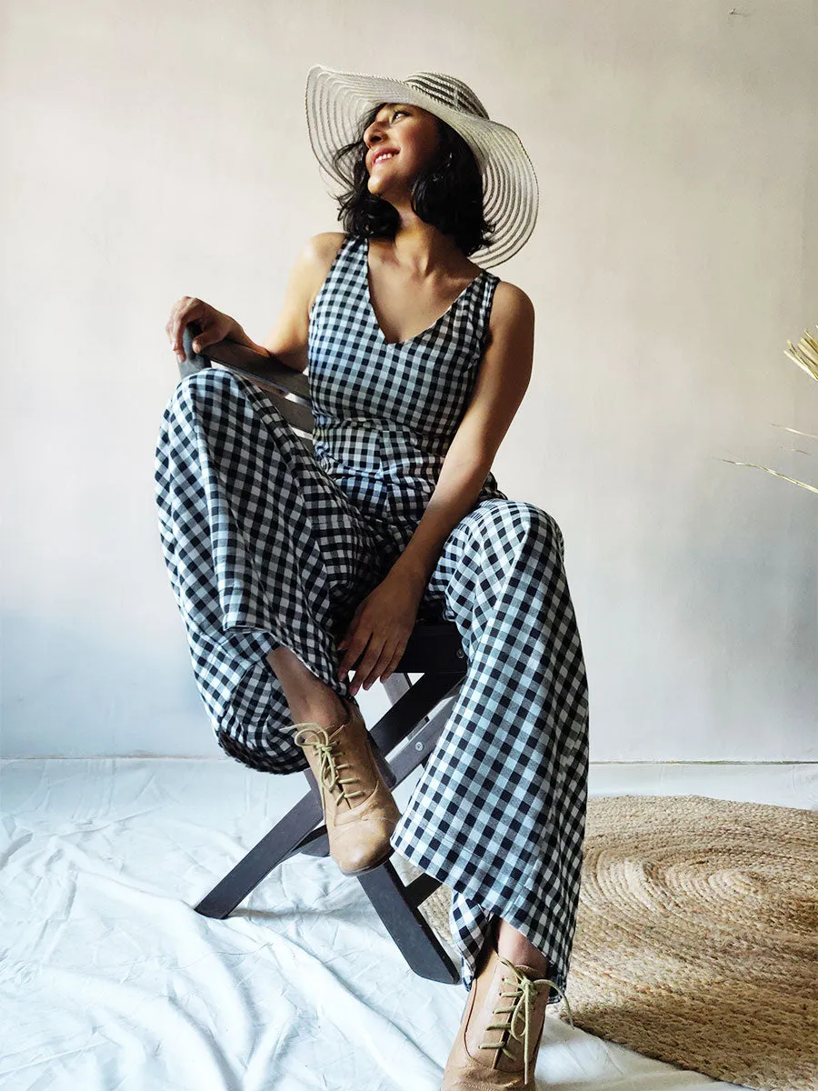 Checkered Jumpsuit