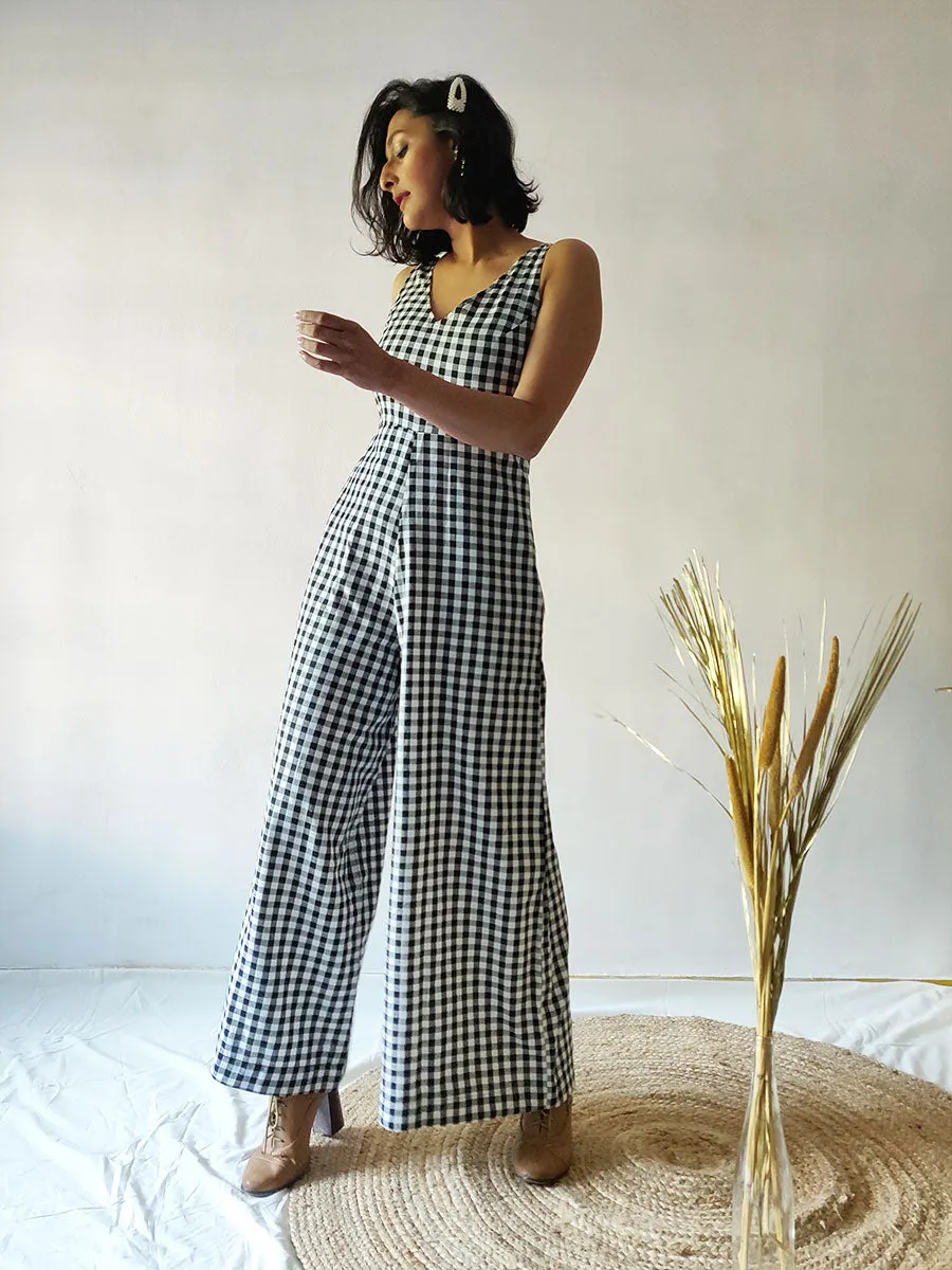 Checkered Jumpsuit