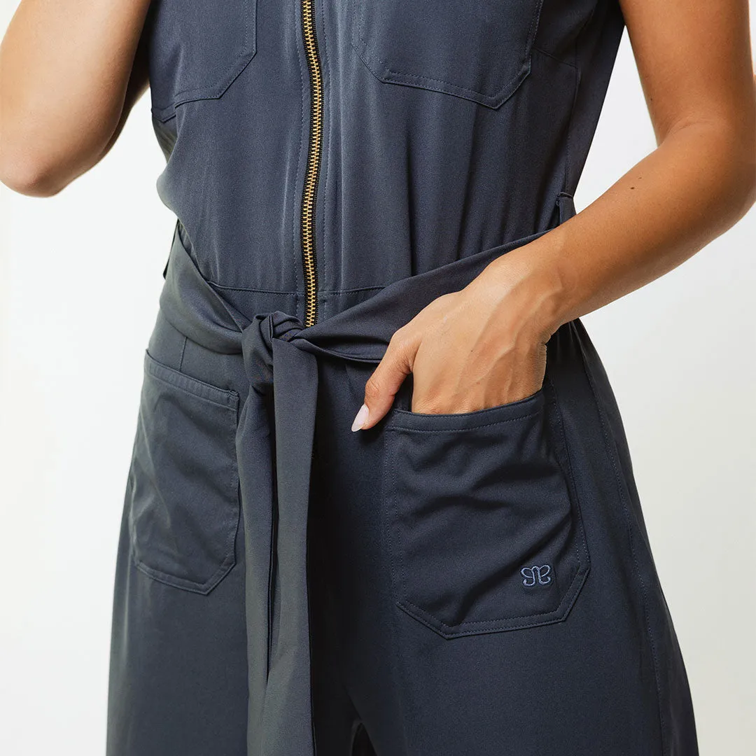 City Jumpsuit, Charcoal