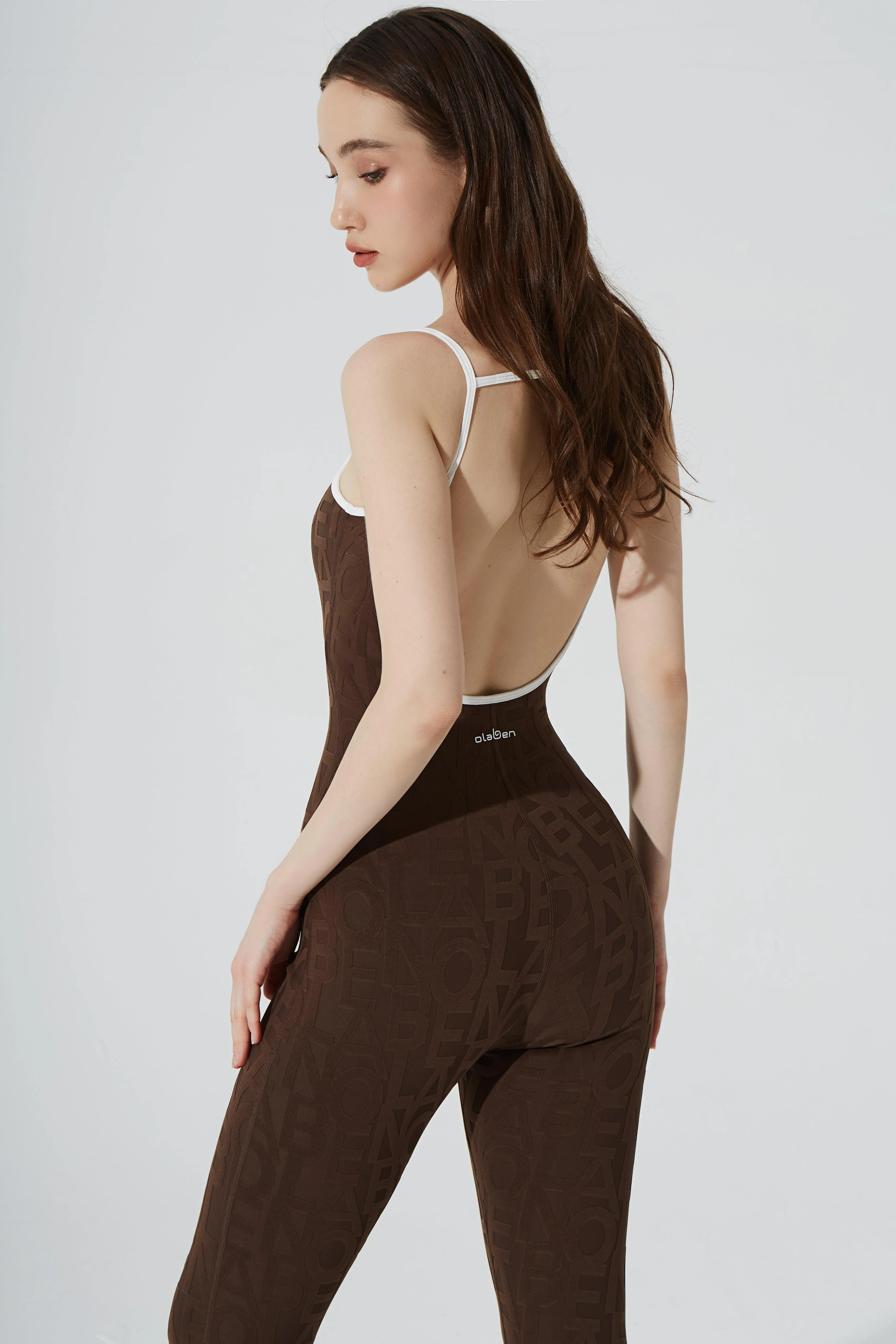 Classic Coeur Del Jumpsuit 3D - Chocolate