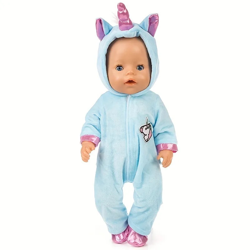 Cute 43cm17inch Jumpsuit Doll Clothes  Doll Not Included