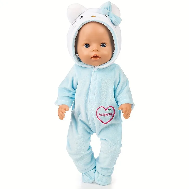 Cute 43cm17inch Jumpsuit Doll Clothes  Doll Not Included