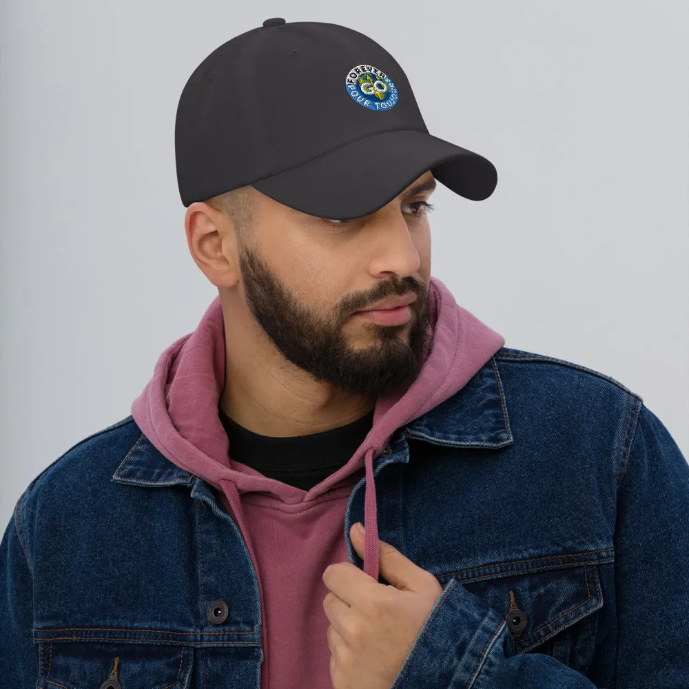 Dad hat  - Comfy Unisex hats with adjustable strap - Featuring Forever GO Embroidery Patch