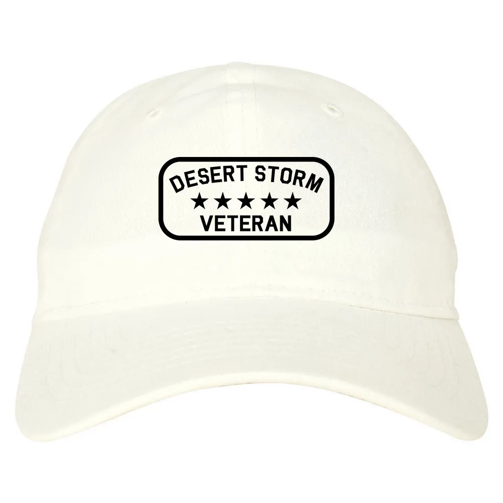 Desert Storm Veteran Mens Dad Hat Baseball Cap