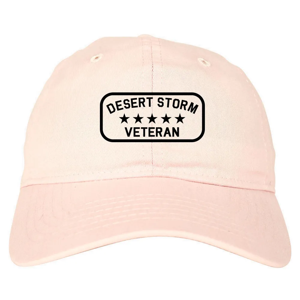 Desert Storm Veteran Mens Dad Hat Baseball Cap