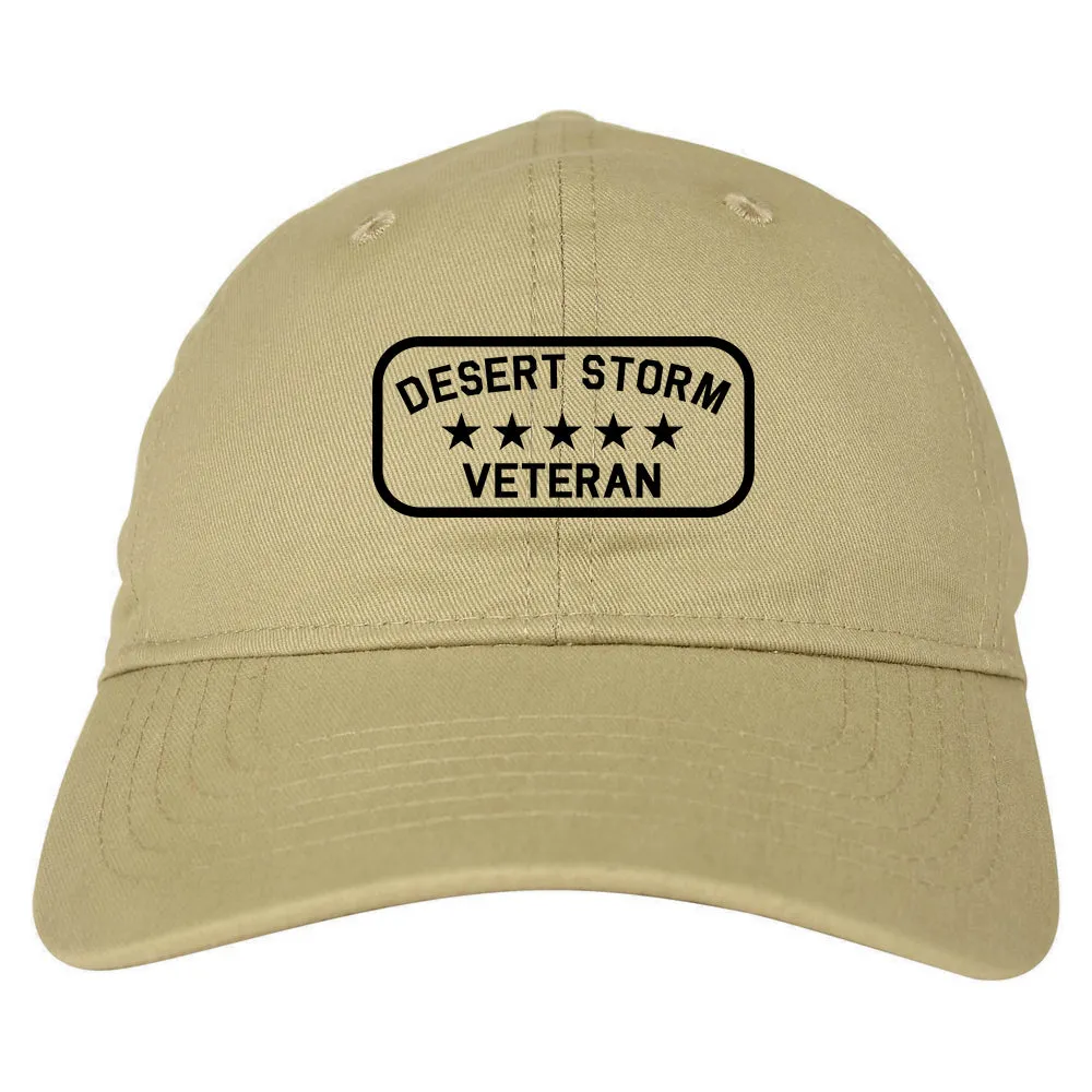 Desert Storm Veteran Mens Dad Hat Baseball Cap