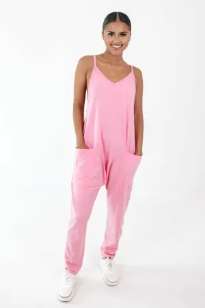 Early Bird Jumpsuit - Pink