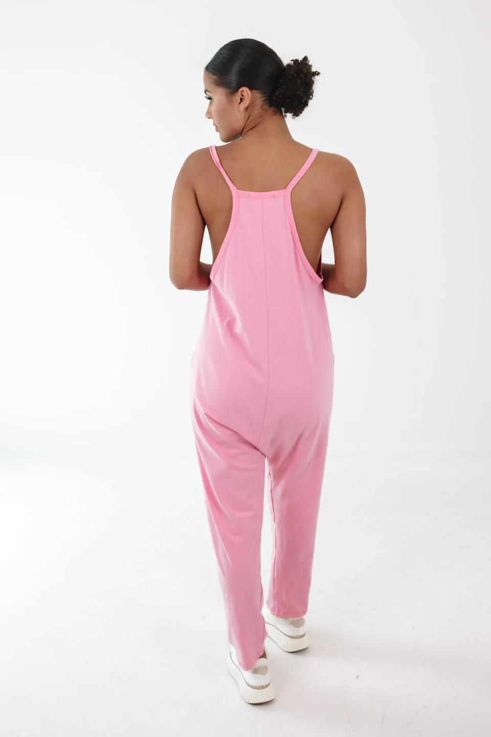 Early Bird Jumpsuit - Pink