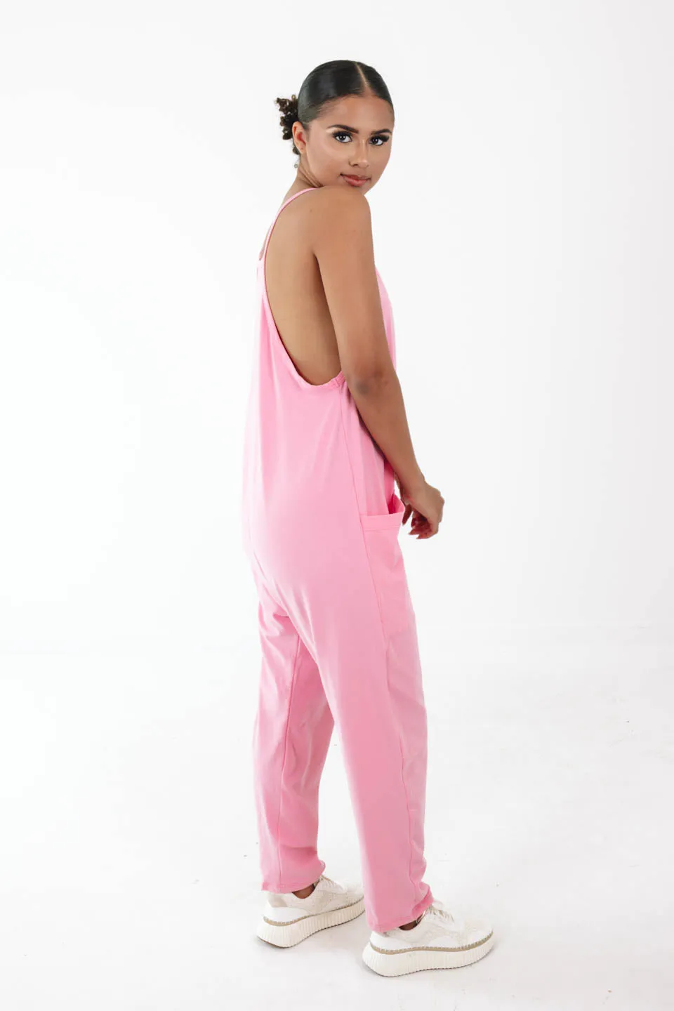 Early Bird Jumpsuit - Pink