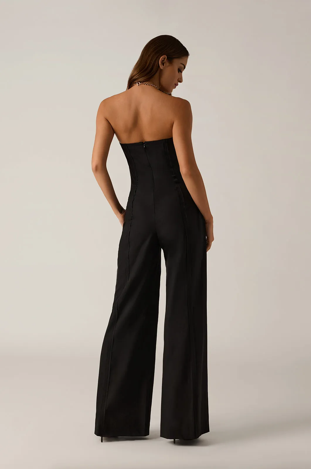 EXPOSED SEAM JUMPSUIT