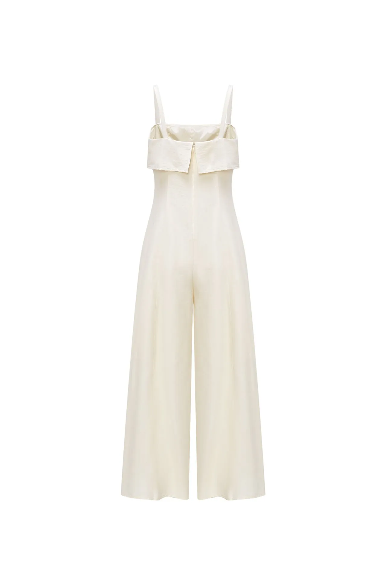 Flare Jumpsuit with Adjustable Straps