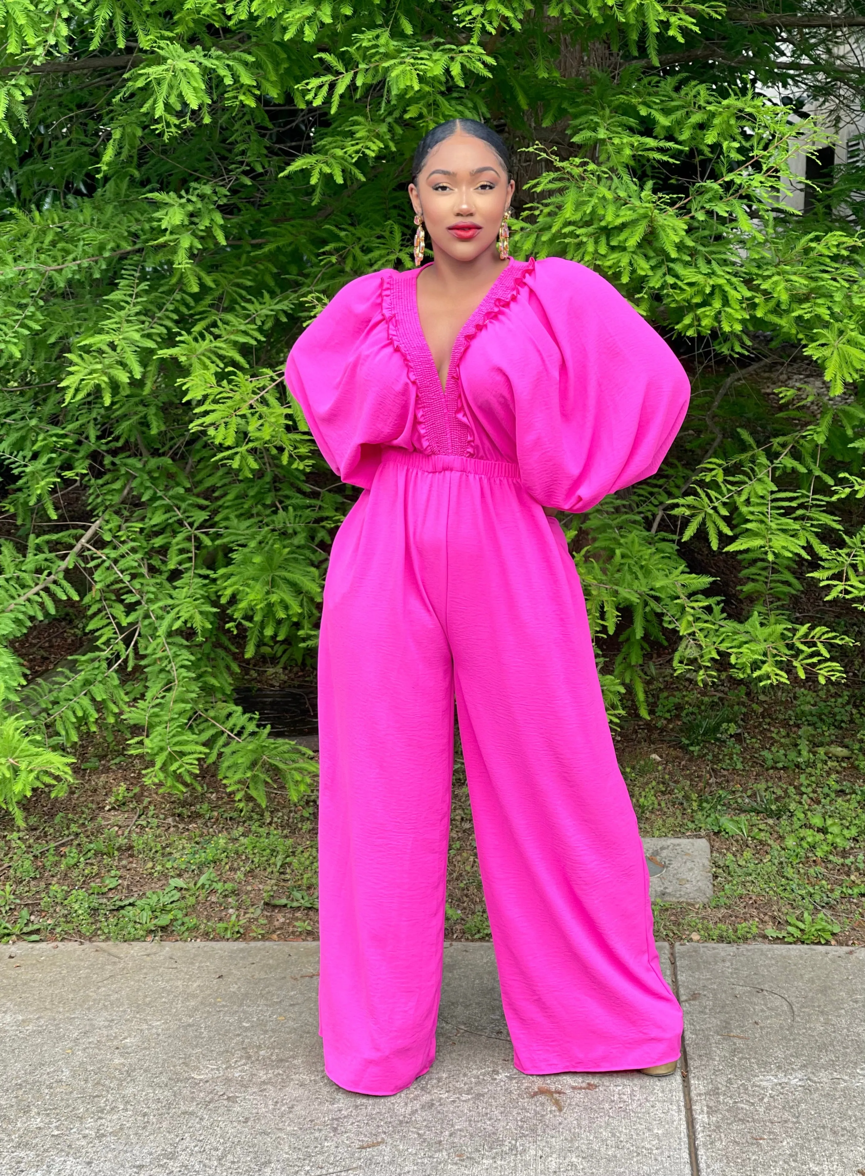 Fuchsia Jumpsuit