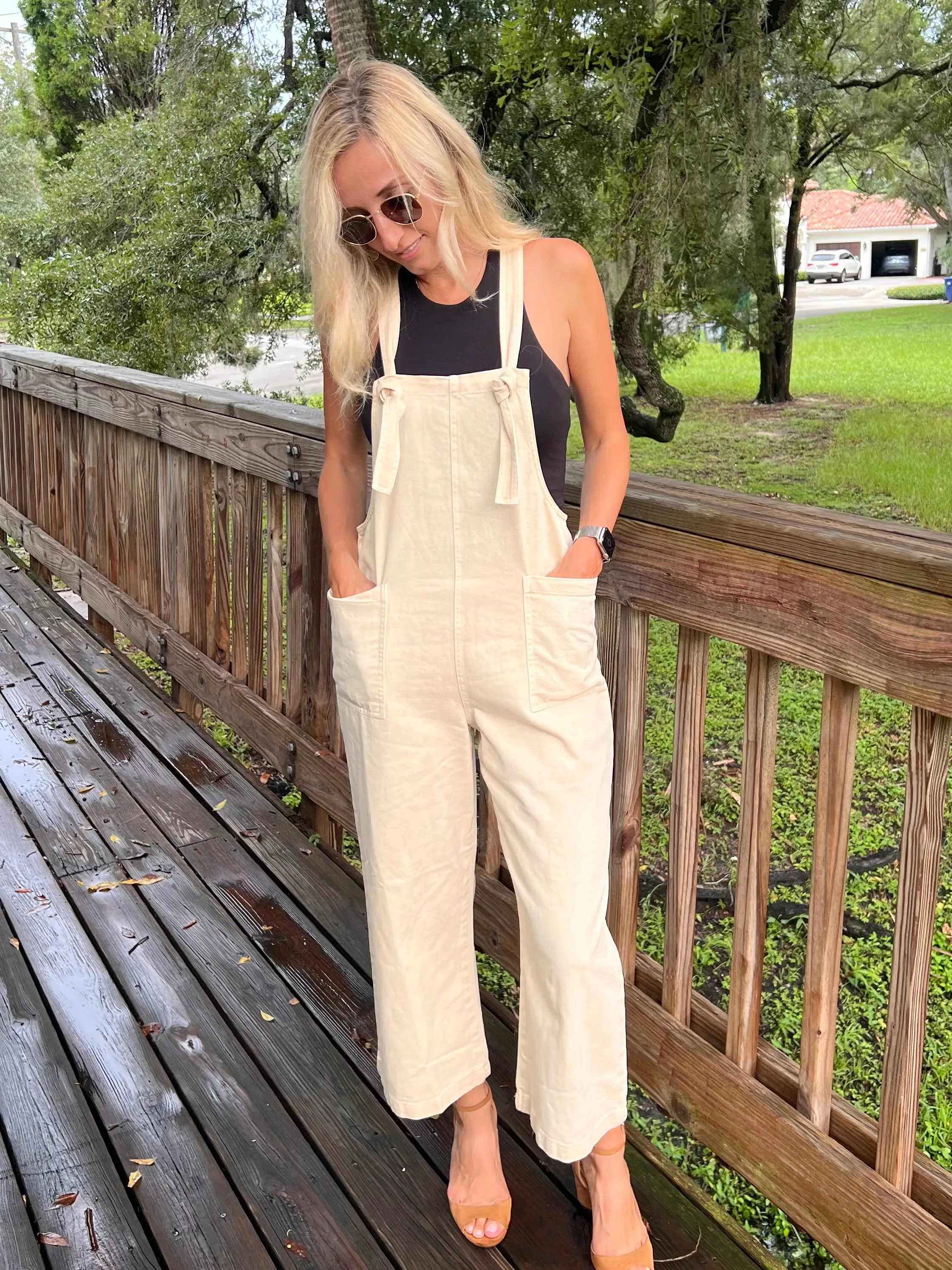 HARLEY JUMPSUIT IN OATMEAL