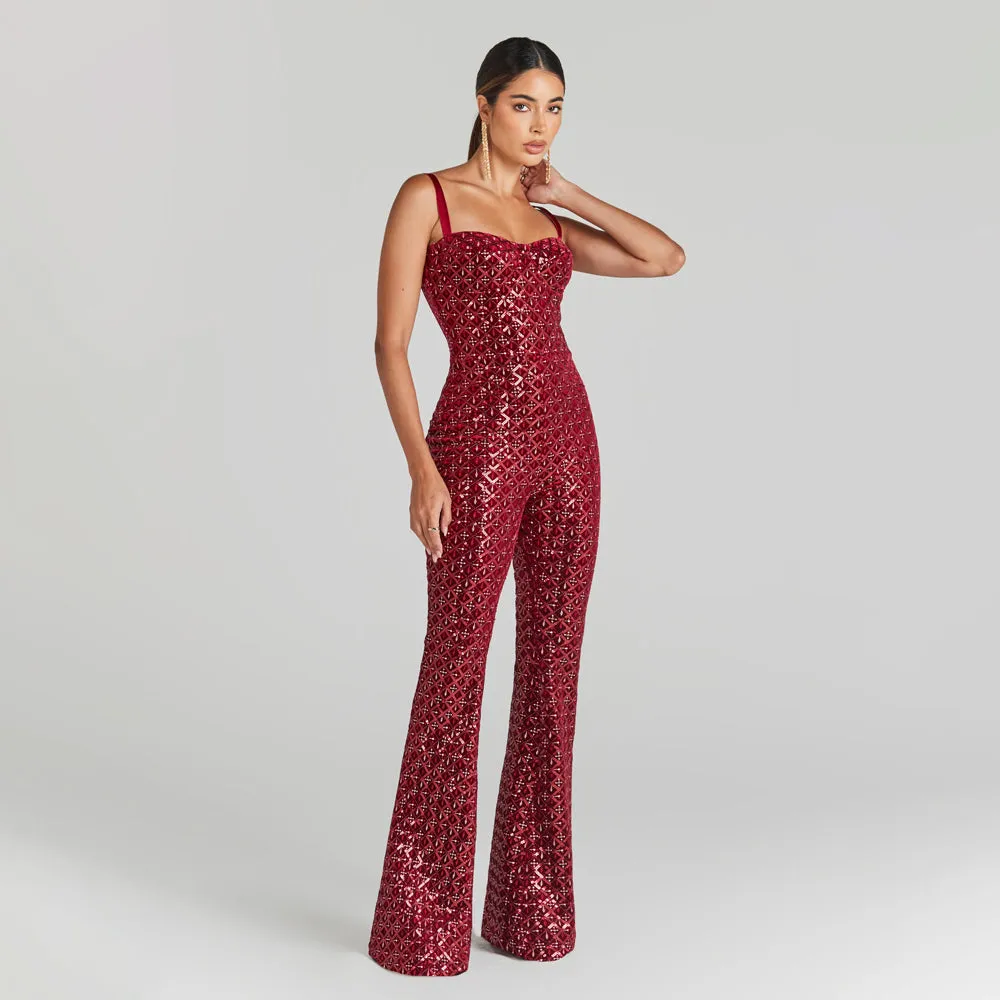 Jessamine Sequin Jumpsuit