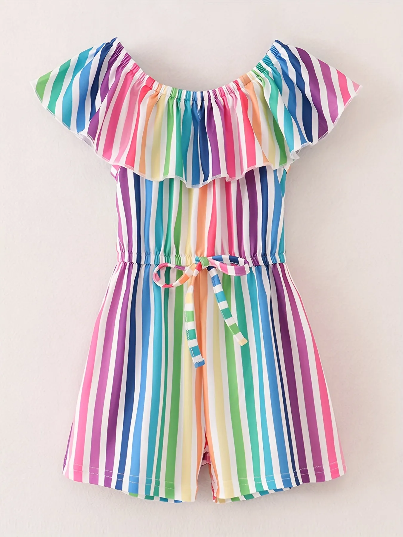 Light Colorful Striped Jumpsuit