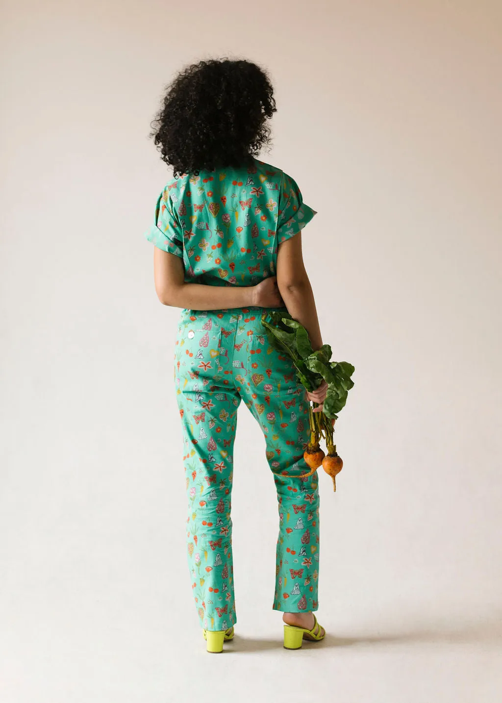 New! Mint Garden | Printed jumpsuit | Boiler-suit | Romper | Mint Jumpsuit