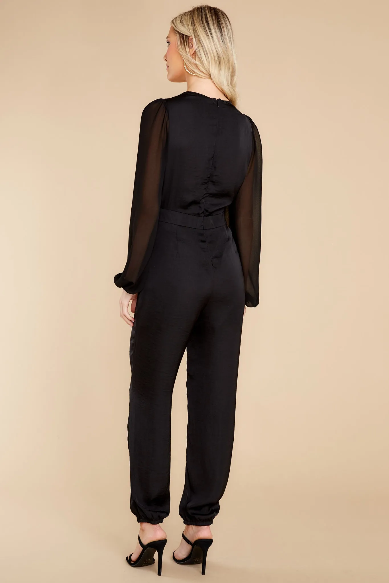 Next Level Class Black Jumpsuit