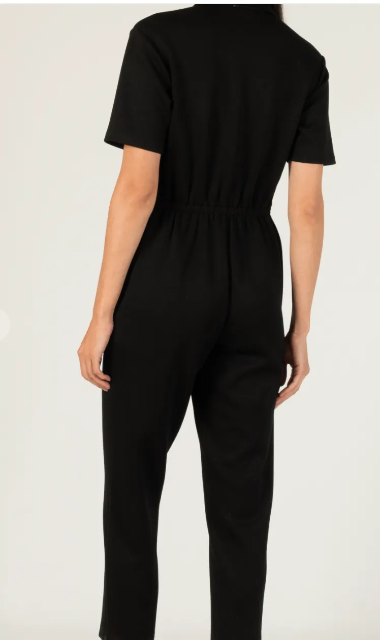 P. CILL Butter Modal Zip Up Jumpsuit