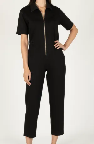 P. CILL Butter Modal Zip Up Jumpsuit