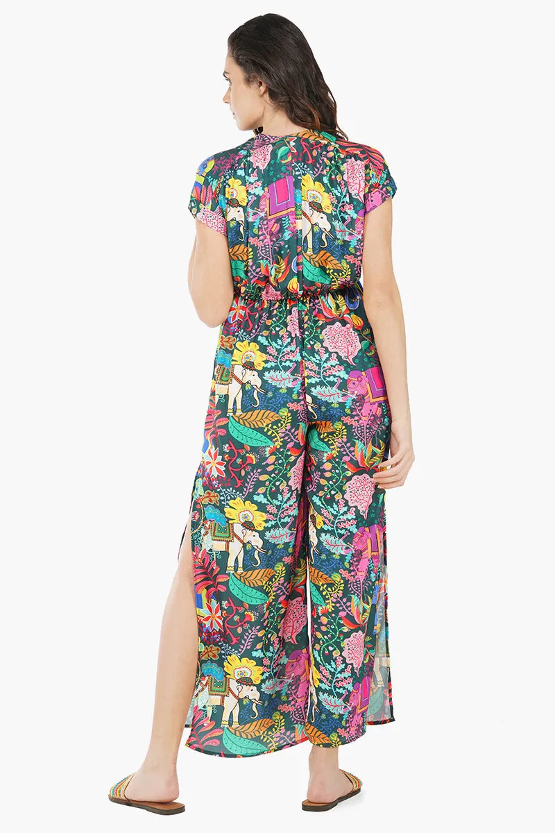 Persian Paradise Jumpsuit - Boho Jumpsuit With Pockets For Women