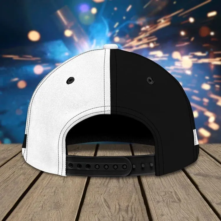 Personalized Welder 3D Baseball Cap for Dad, American Flag Welder Hat for Him