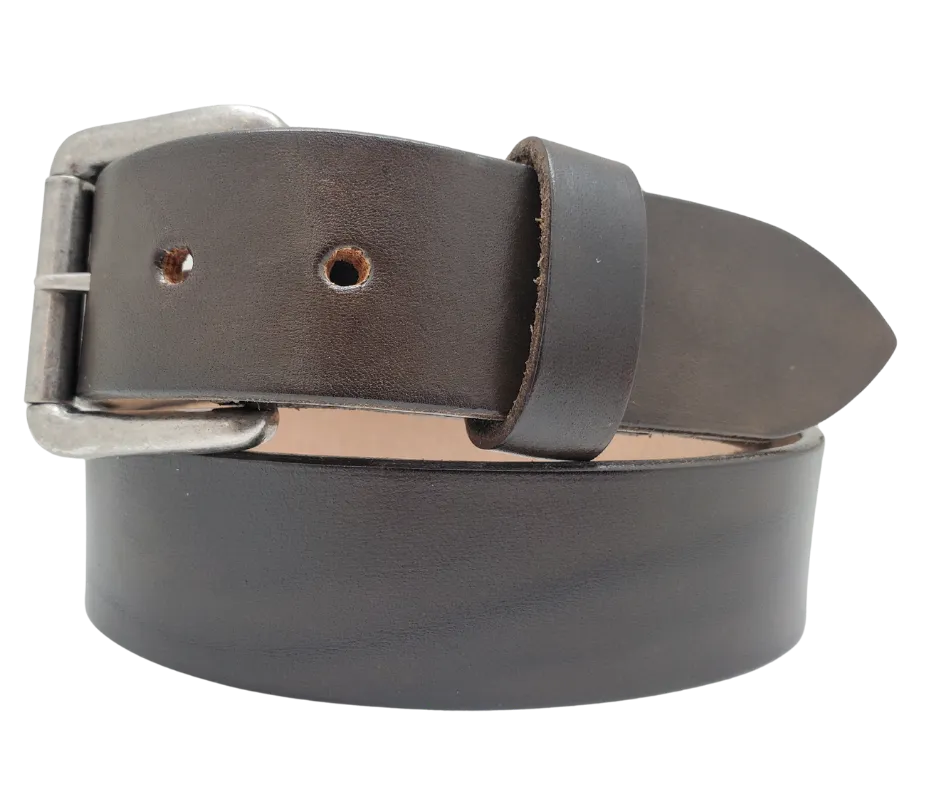 "The Office" Dark Brown Casual Leather Belt