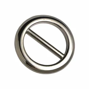 Scarf Circle Pin - Silver - Small