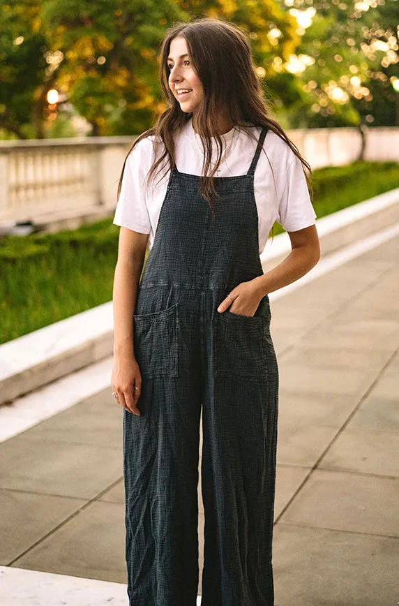 Scottie Mineral Washed Cotton Jumpsuit - FINAL FEW