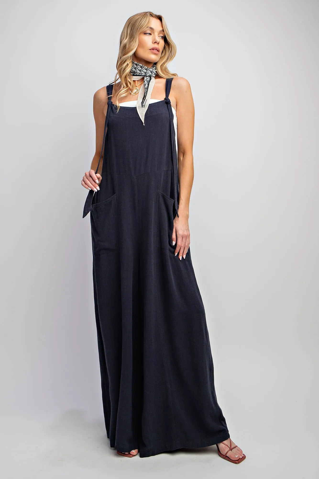 Skyler Jumpsuit - Dark Navy {by Easel}