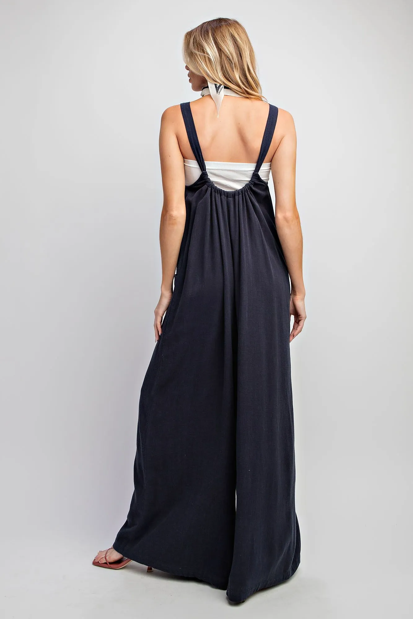 Skyler Jumpsuit - Dark Navy {by Easel}