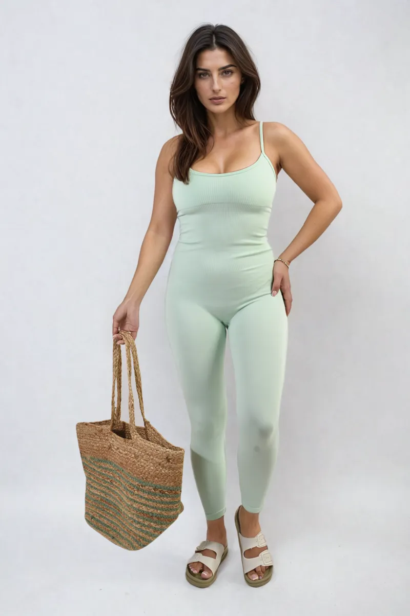 Sleeveless Bodycon Jumpsuit