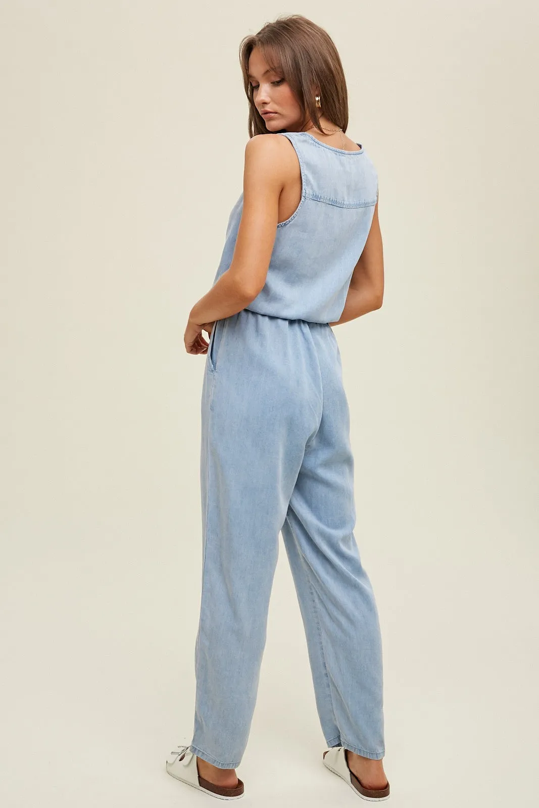 Soft & Sweet Denim Jumpsuit