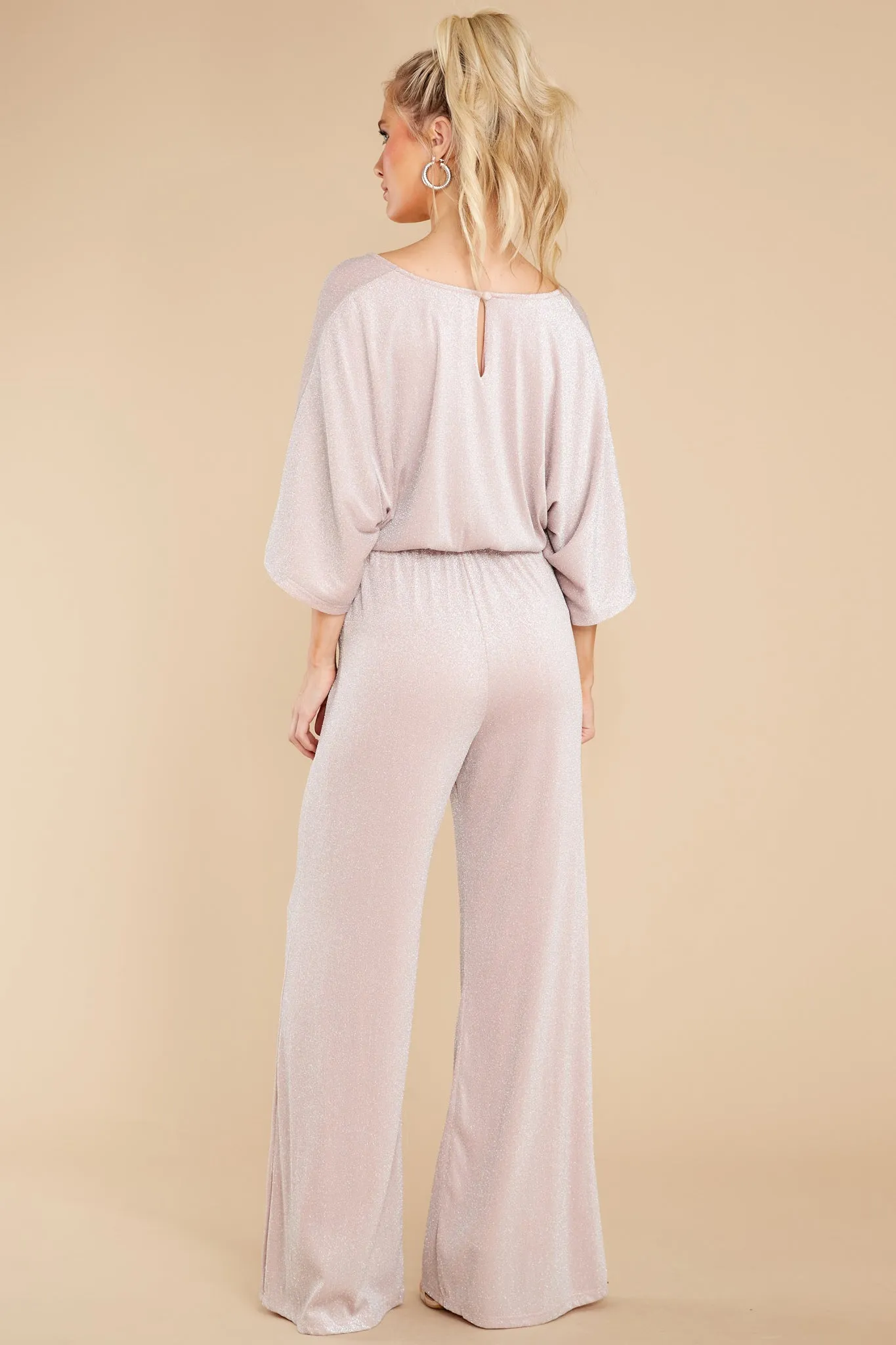 Sparkling Standards Pink Jumpsuit