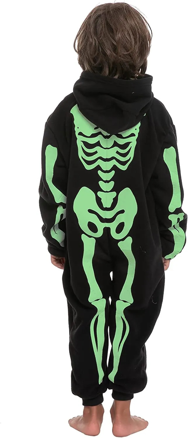 Unisex Skeleton Pajama jumpsuit (Glow in the Dark) - Child