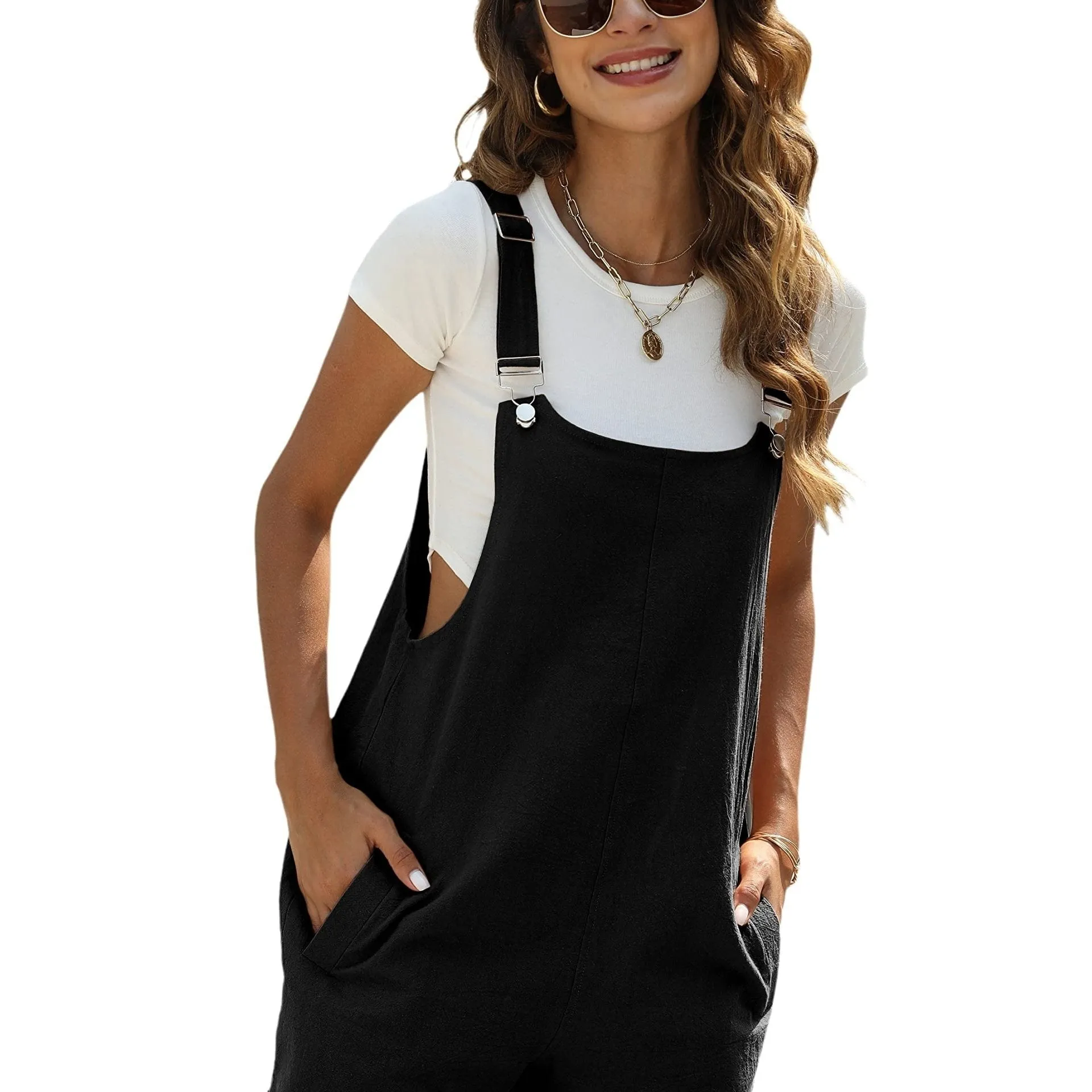 Versatile and Stylish Solid Cami Jumpsuit for Women