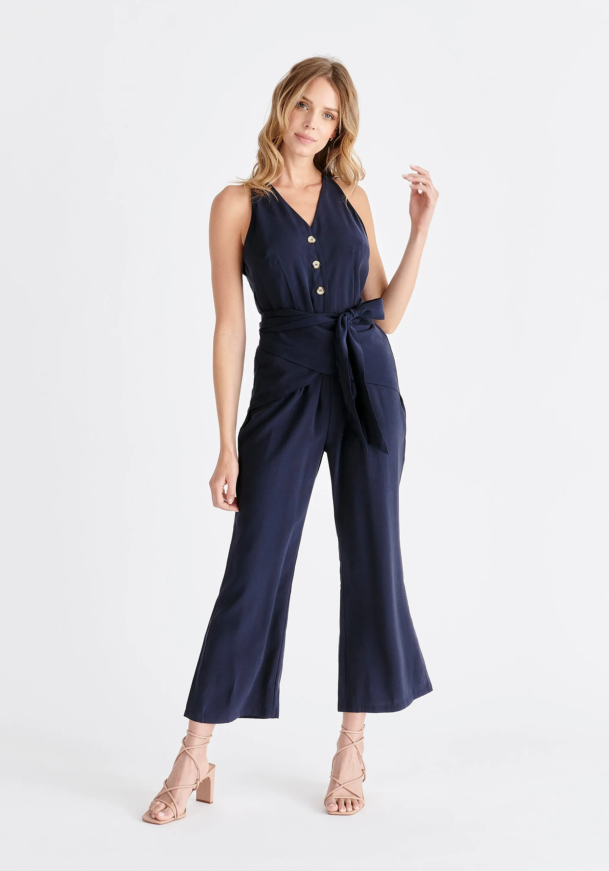 Waist Tie Jumpsuit