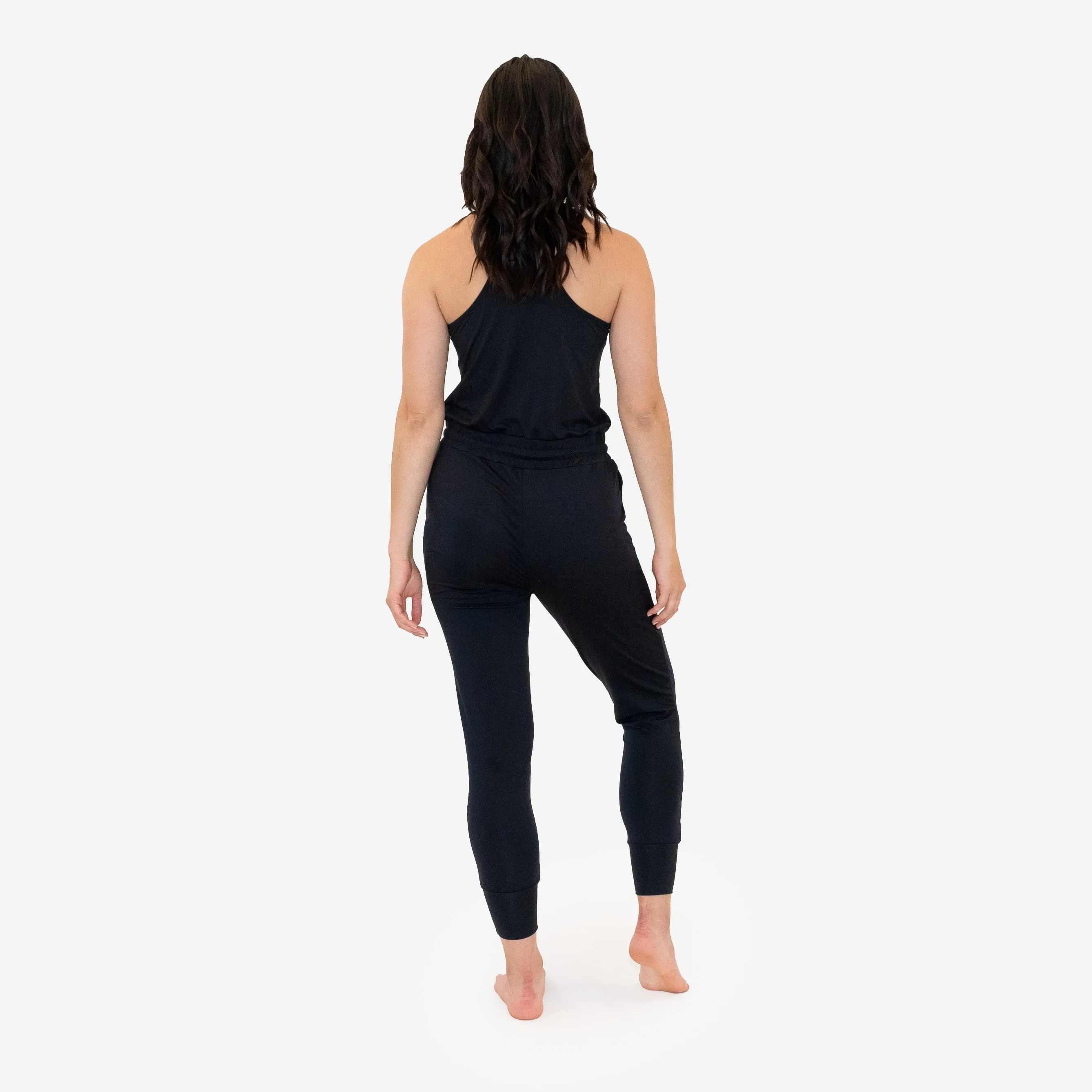 Weekend Tank Jumpsuit - Black