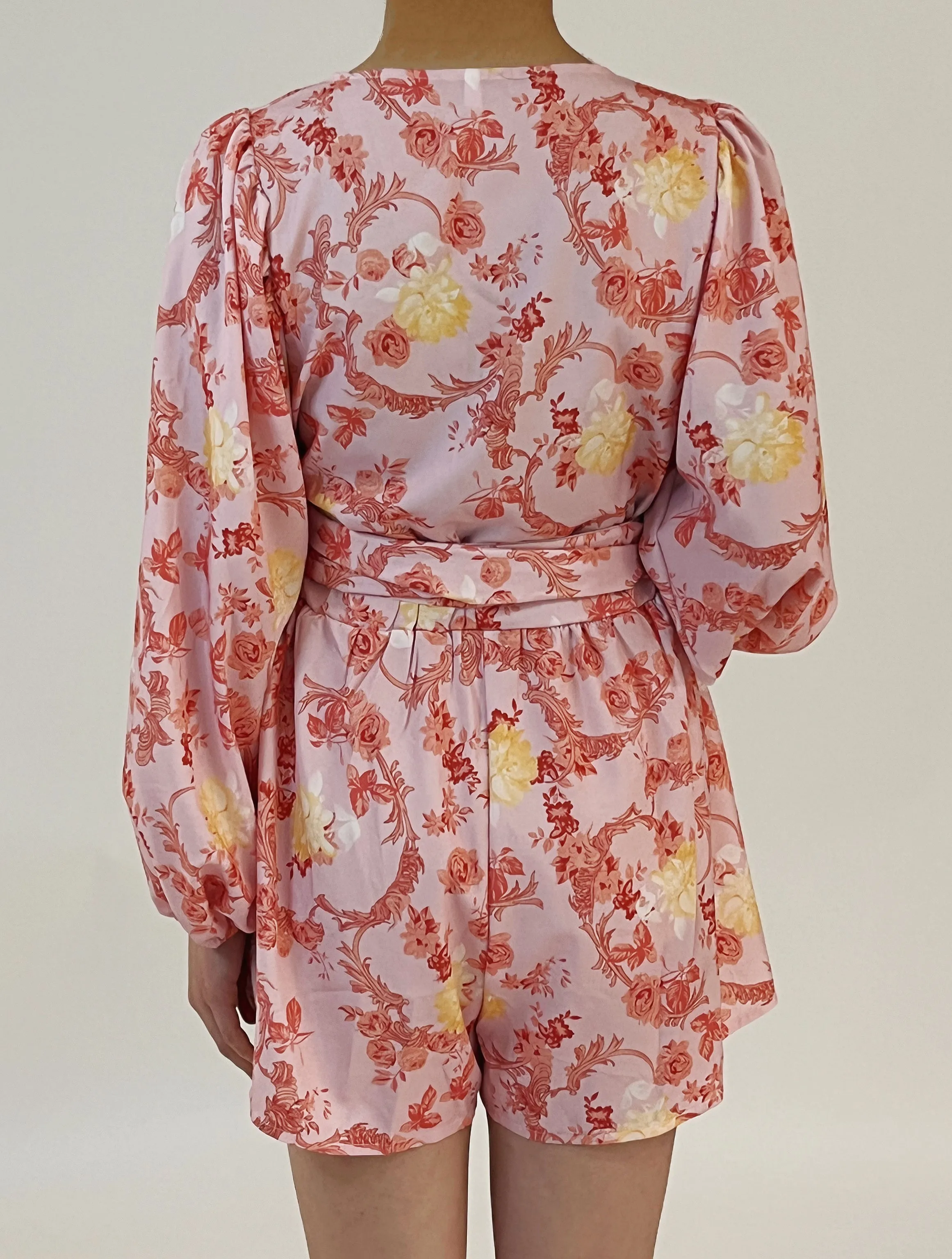 Women Jumpsuit-Pink Floral - Acacia Jumpsuit