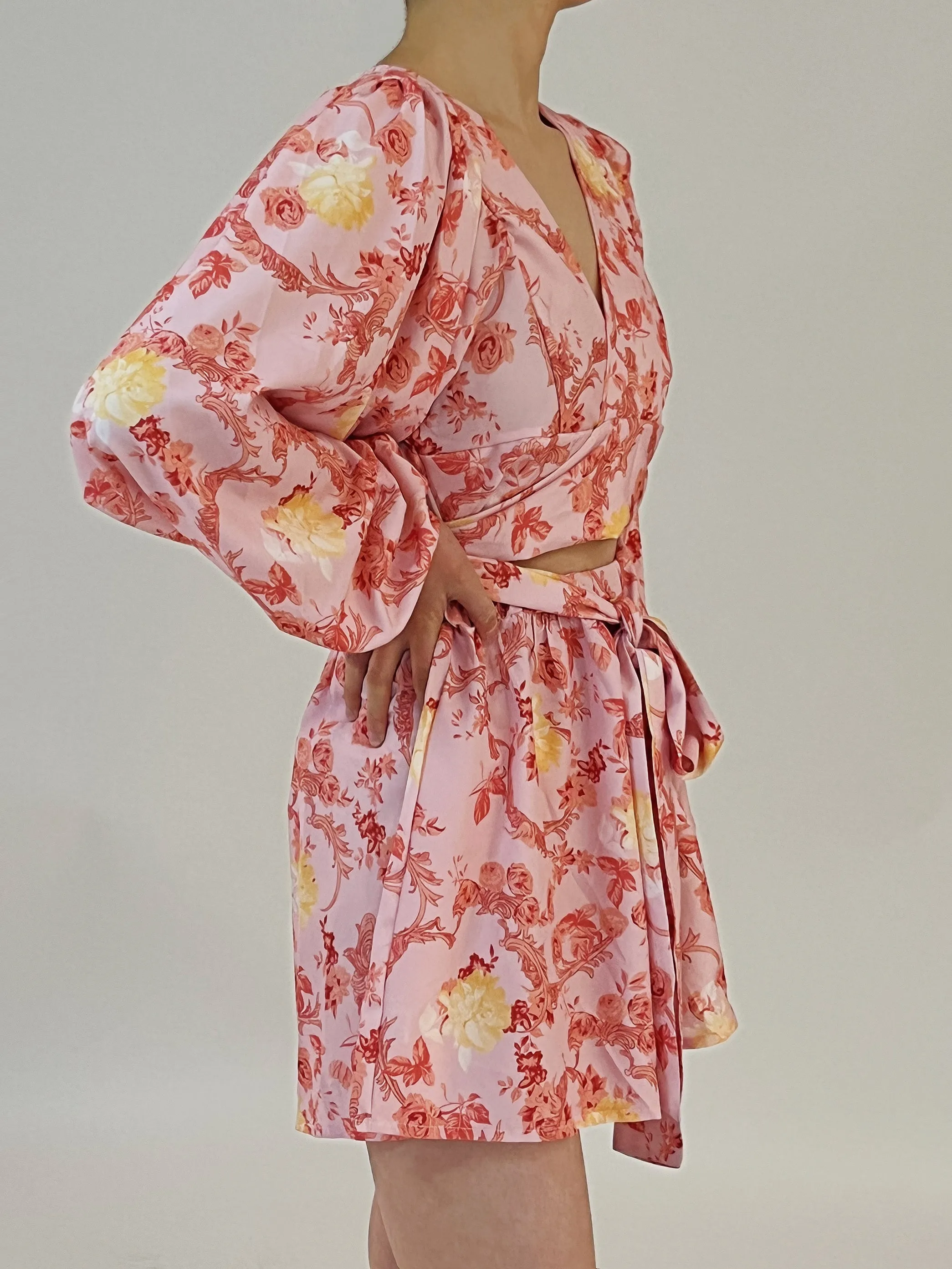 Women Jumpsuit-Pink Floral - Acacia Jumpsuit